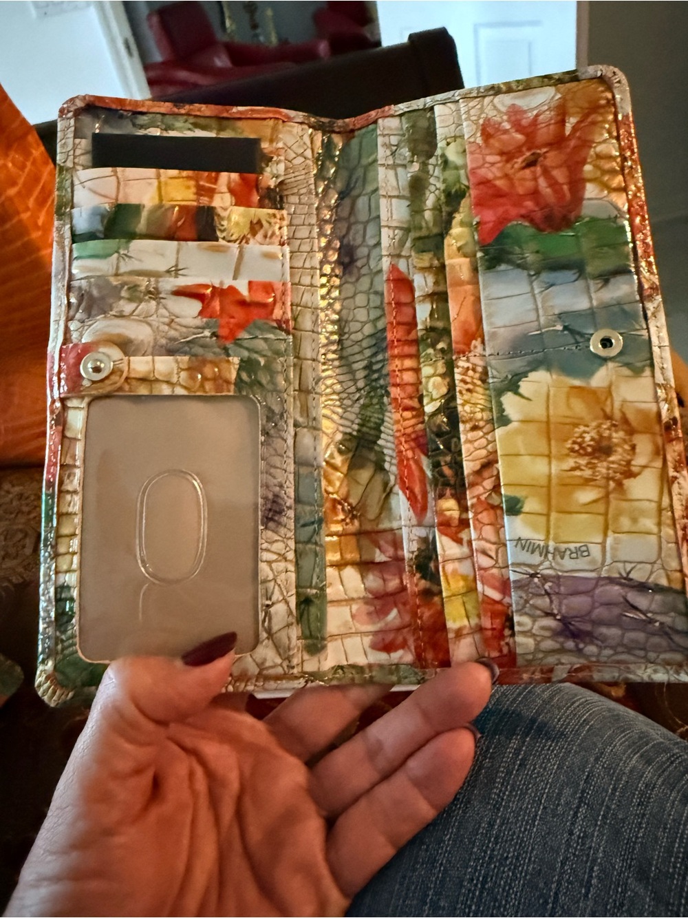 Brahmin Ady Wallet -Succulent Bloom Melbourne New - Picture 3 of 4